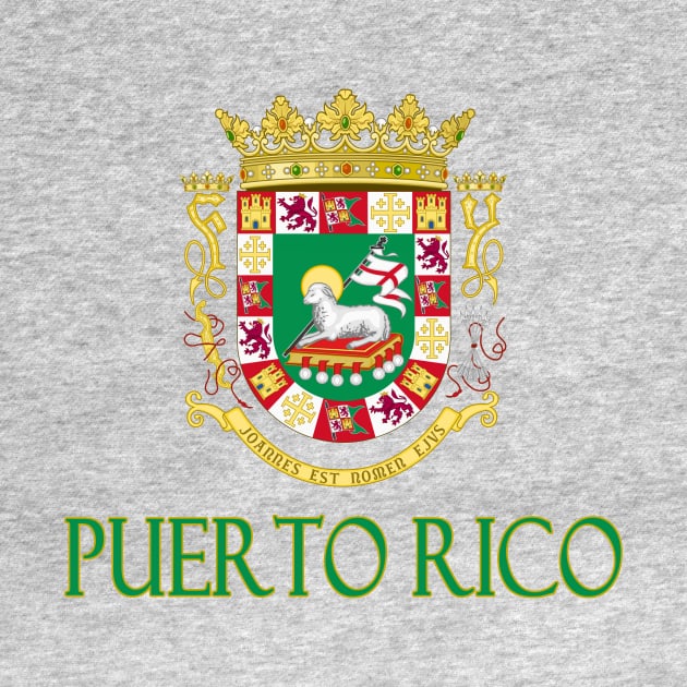 Puerto Rico - Coat of Arms Design by Naves